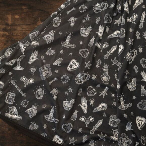 Restyle Witchy Goth Ouija Dress NWT - Picture 4 of 9